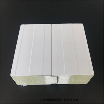 上海廠家定制150mm聚氨酯封邊巖棉夾芯板加工定制